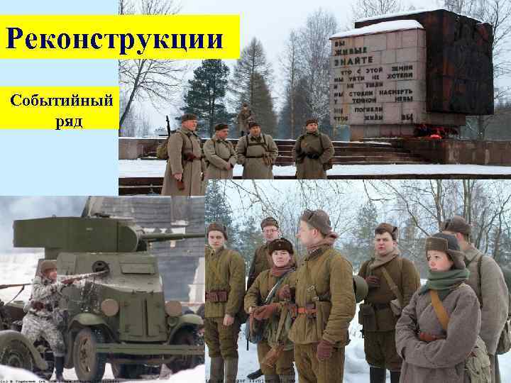 Реконструкции Событийный ряд 