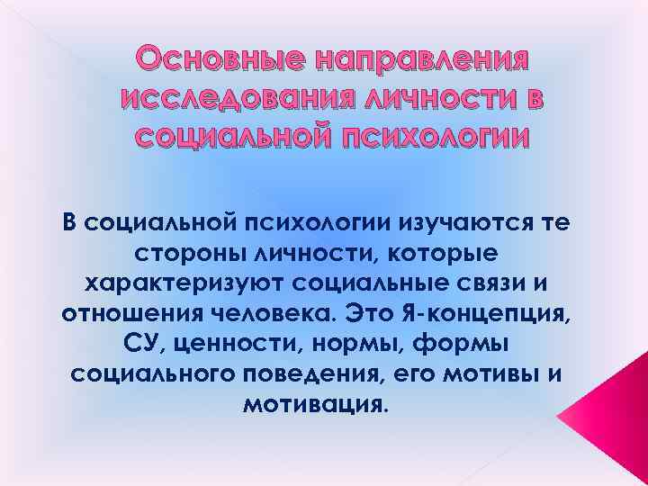 Стороны личности