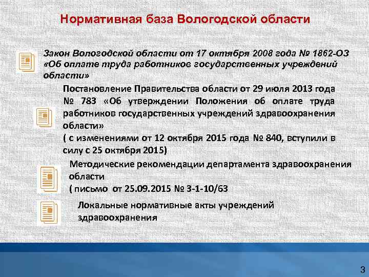 Нормативная база Вологодской области Закон Вологодской области от 17 октября 2008 года № 1862