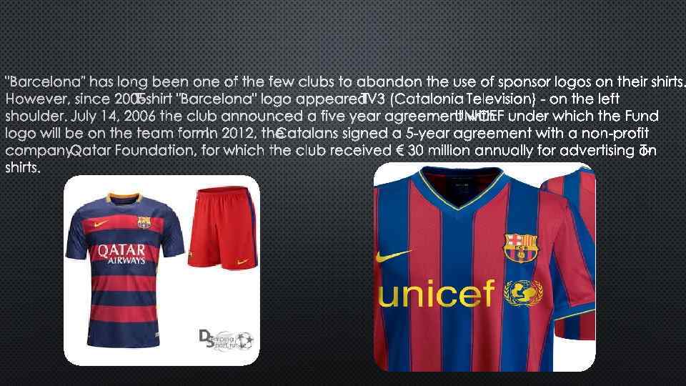 "BARCELONA" HAS LONG BEEN ONE OF THE FEW CLUBS TO ABANDON THE USE OF