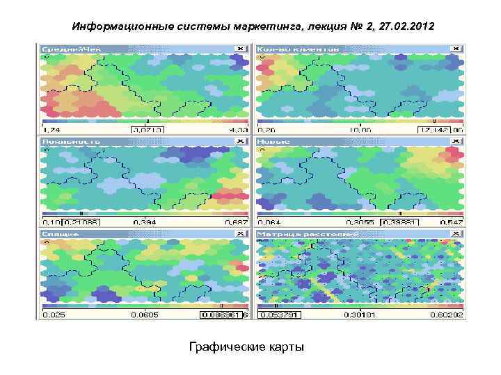 Информационные системы маркетинга, лекция № 2, 27. 02. 2012 Графические карты 