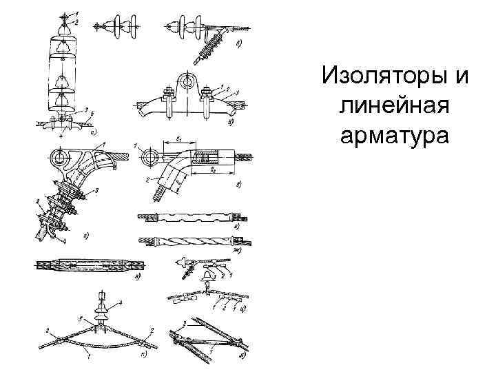 Изоляторы и линейная арматура 