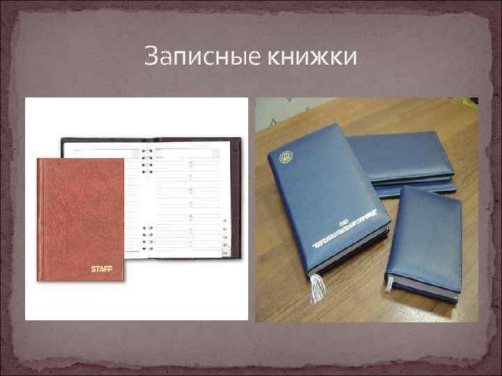 Записные книжки 