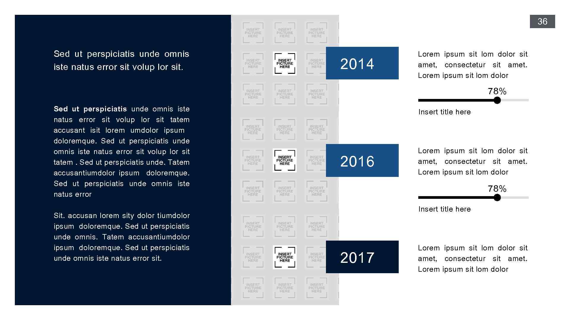 36 Sed ut perspiciatis unde omnis iste natus error sit volup lor sit. 2014