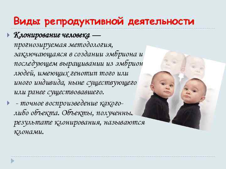 Репродуктивной активности