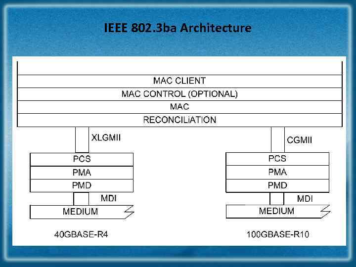 IEEE 802. 3 ba Architecture 
