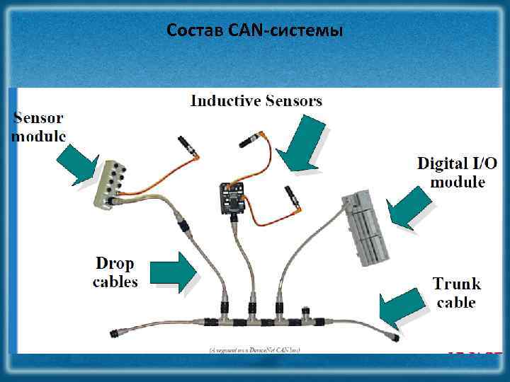 Состав CAN-системы 