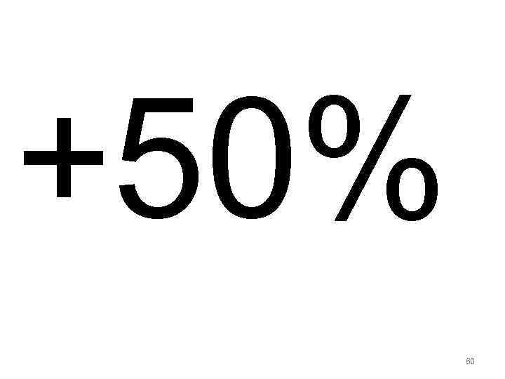 +50% 60 