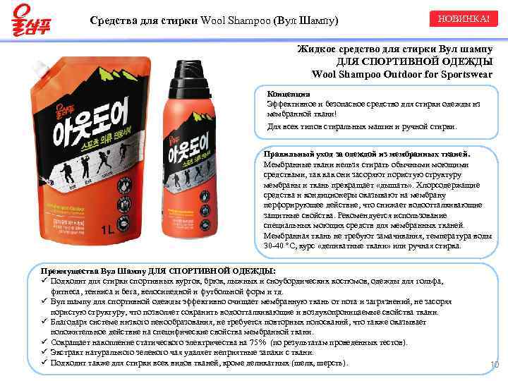 Средства для стирки Wool Shampoo (Вул Шампу) НОВИНКА! Жидкое средство для стирки Вул шампу