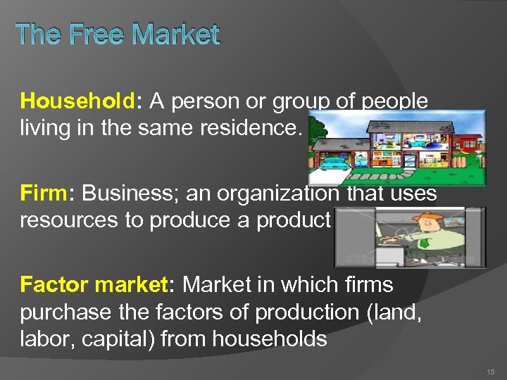 The Free Market Household: A person or group of people living in the same