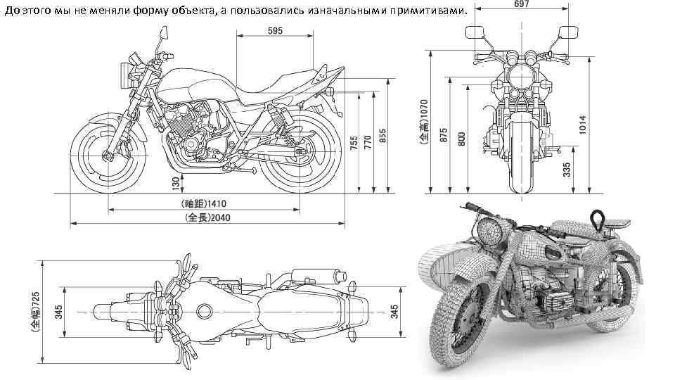 До этого мы не меняли форму объекта, а пользовались изначальными примитивами. 