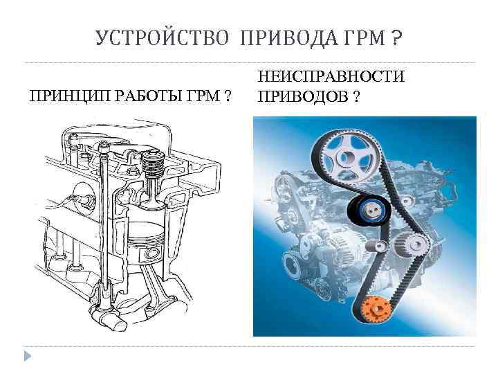 УСТРОЙСТВО ПРИВОДА ГРМ ? ПРИНЦИП РАБОТЫ ГРМ ? НЕИСПРАВНОСТИ ПРИВОДОВ ? 