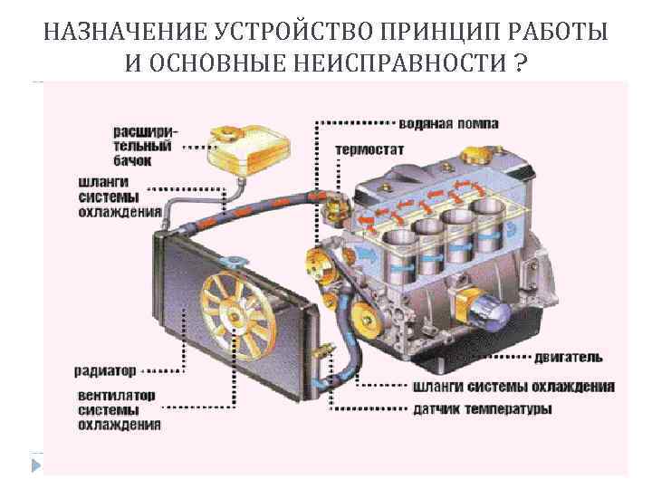 НАЗНАЧЕНИЕ УСТРОЙСТВО ПРИНЦИП РАБОТЫ И ОСНОВНЫЕ НЕИСПРАВНОСТИ ? 