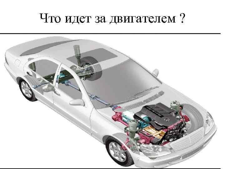 Что идет за двигателем ? 