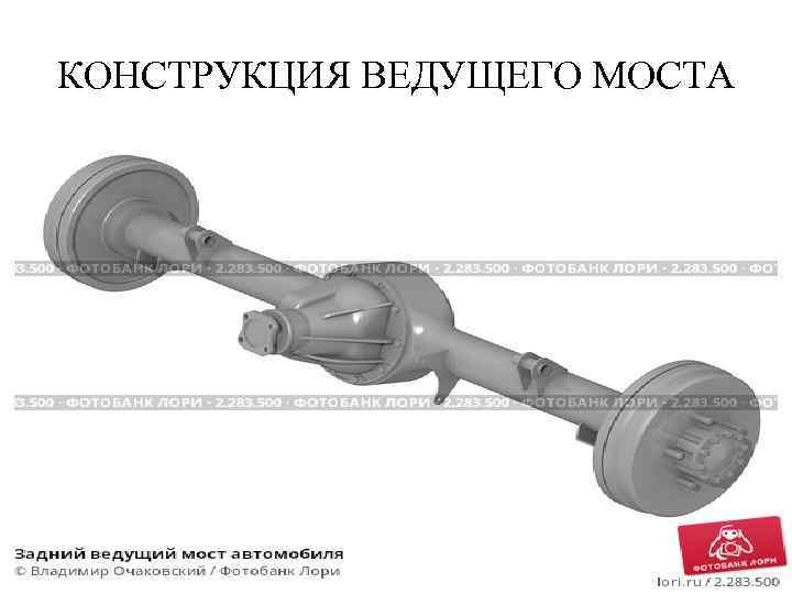 КОНСТРУКЦИЯ ВЕДУЩЕГО МОСТА 