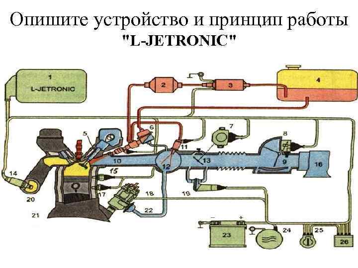 Опишите устройство и принцип работы "L-JETRONIC" 