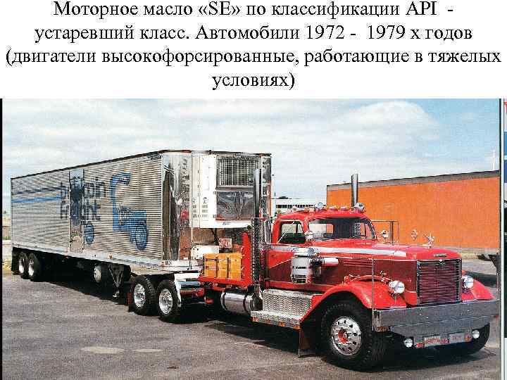 Моторное масло «SE» по классификации API - устаревший класс. Автомобили 1972 - 1979 х