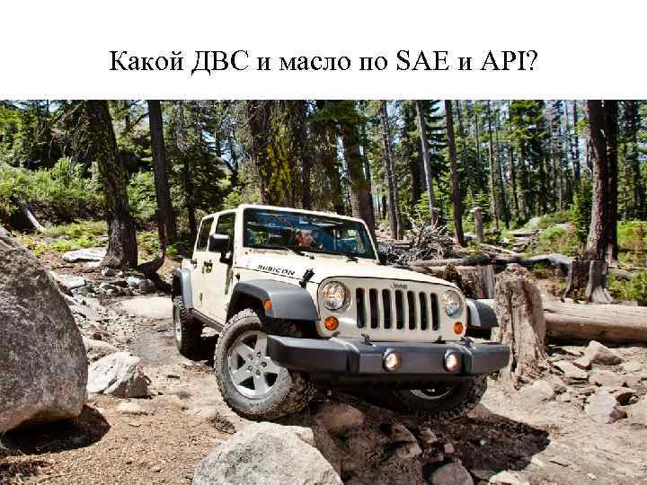 Какой ДВС и масло по SAE и API? 