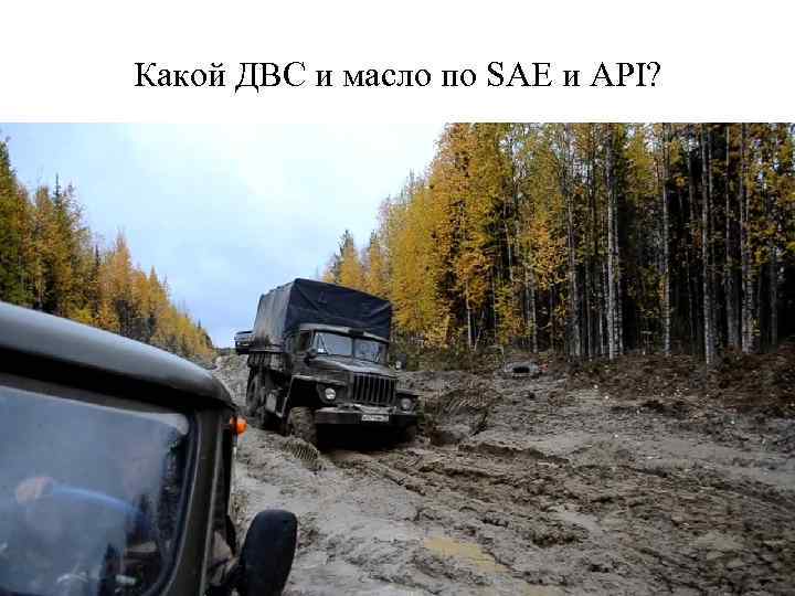 Какой ДВС и масло по SAE и API? 