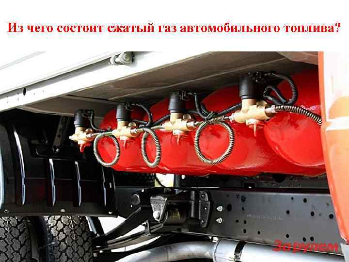 Из чего состоит сжатый газ автомобильного топлива? 