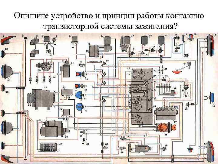 Опишите устройство и принцип работы контактно -транзисторной системы зажигания? 