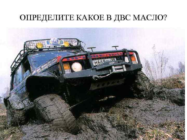 ОПРЕДЕЛИТЕ КАКОЕ В ДВС МАСЛО? 