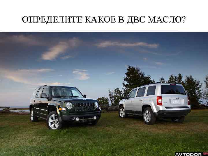 ОПРЕДЕЛИТЕ КАКОЕ В ДВС МАСЛО? 