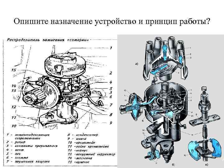 Опишите назначение устройство и принцип работы? 