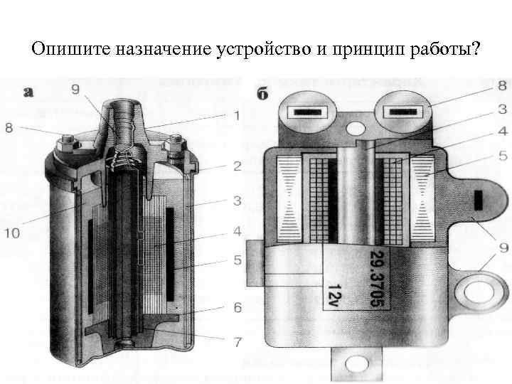 Опишите назначение устройство и принцип работы? 