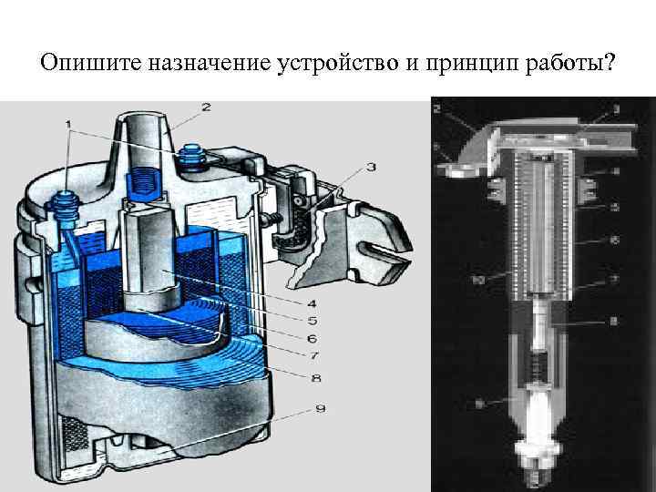 Опишите назначение устройство и принцип работы? 