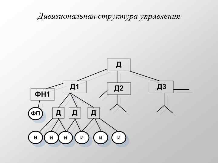 Дивизиональная структура управления 