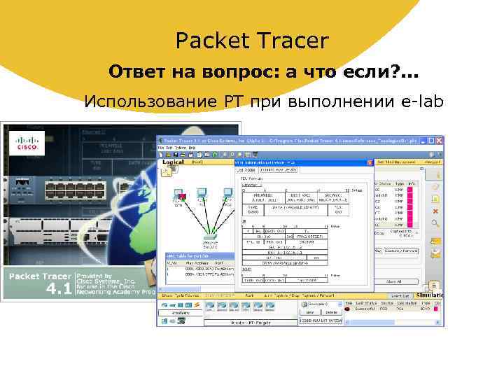 Packet Tracer Ответ на вопрос: а что если? . . . Использование PT при