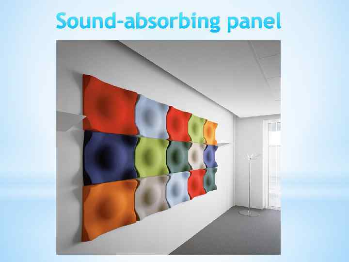 Sound-absorbing panel 