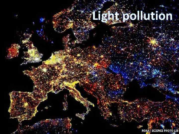 Light pollution 