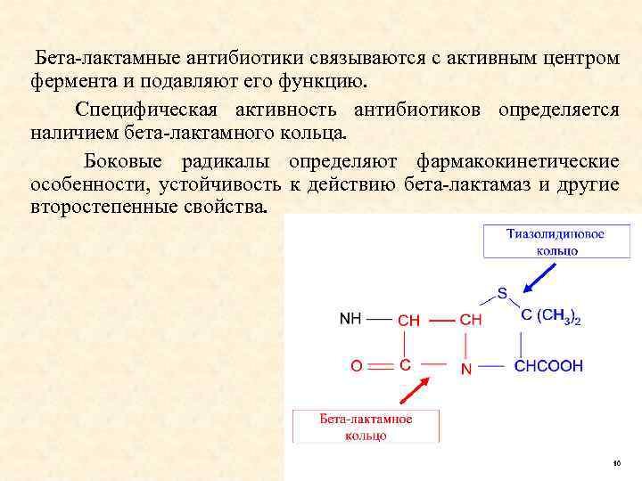 Бета лактамные антибиотики