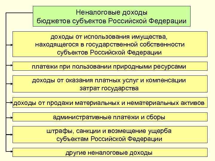 Федеральный бюджет является. Неналоговые доходы федерального бюджета. Неналоговые доходы бюджета субъекта РФ. Доходы бюджета субъекта Российской Федерации. Доходы бюджета субъекта Федерации.