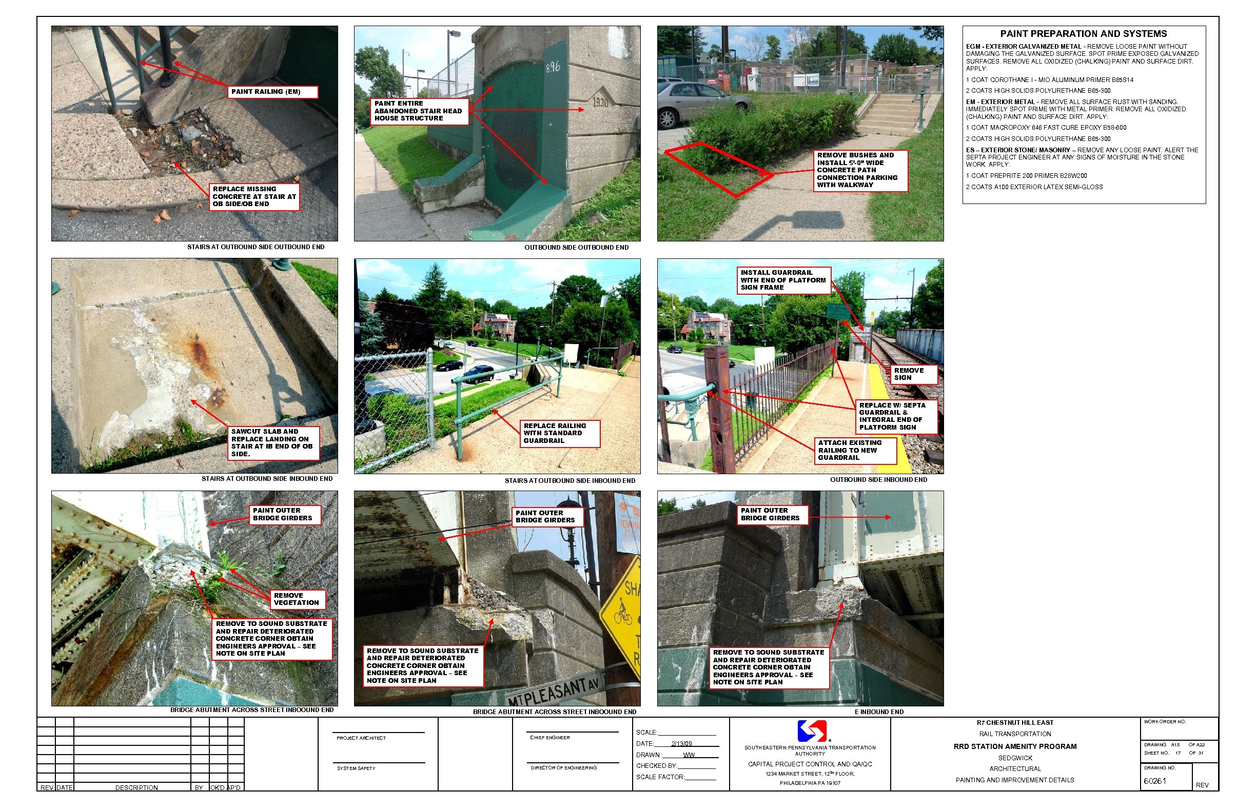 PAINT PREPARATION AND SYSTEMS EGM - EXTERIOR GALVANIZED METAL - REMOVE LOOSE PAINT WITHOUT