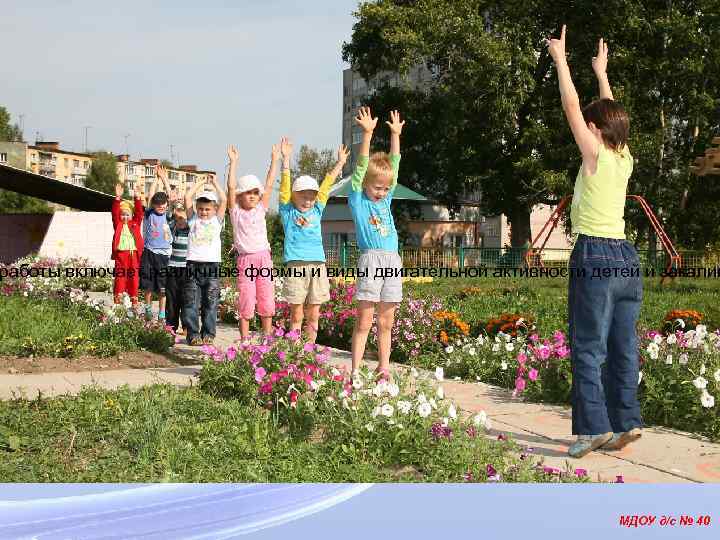 Муниципальное образование «Город Глазов» Управление дошкольного образования Администрации города Глазова работы включает различные формы