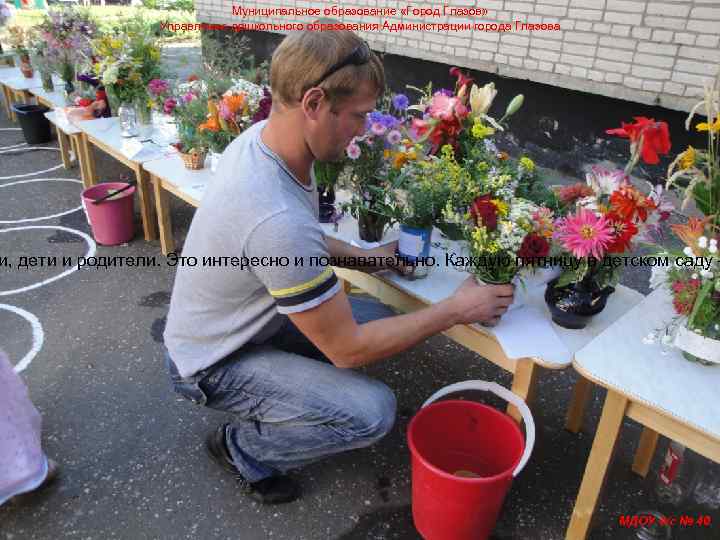 Муниципальное образование «Город Глазов» Управление дошкольного образования Администрации города Глазова и, дети и родители.