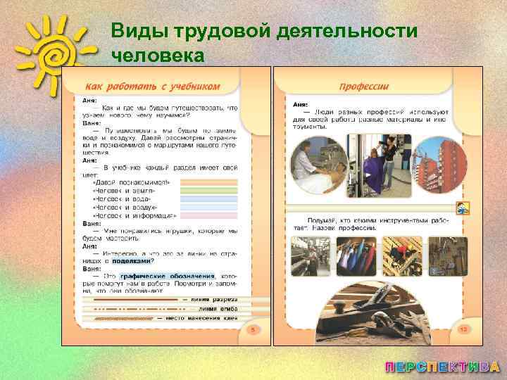 Виды трудовой деятельности человека 