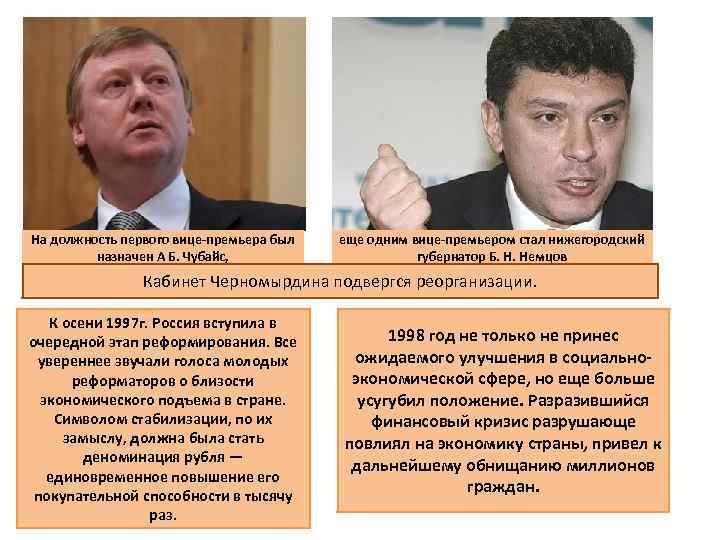 Первая должность. Сколько вице-премьеров было в 1991 году у президента России.