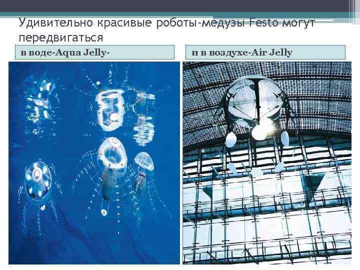 Удивительно красивые роботы-медузы Festo могут передвигаться в воде-Aqua Jelly- и в воздухе-Air Jelly 