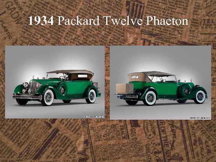 1934 Packard Twelve Phaeton 