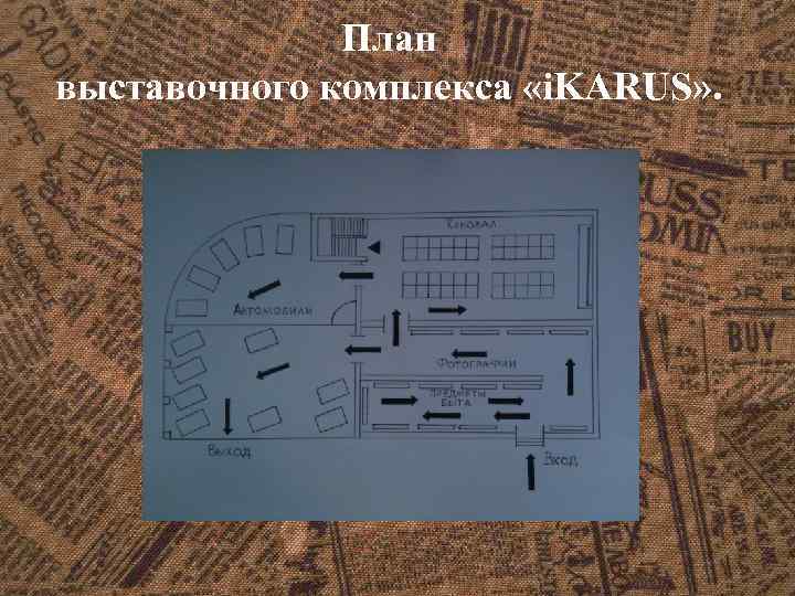 План выставочного комплекса «i. KARUS» . 