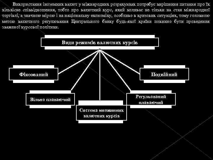 Використання іноземних валют у міжнародних розрахунках потребує вирішення питання про їх кількісне співвідношення, тобто