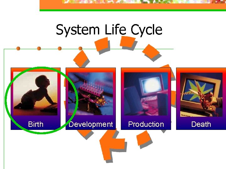 System Life Cycle Birth Development Production Death 