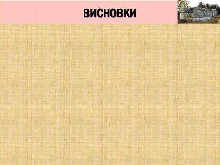 ВИСНОВКИ 