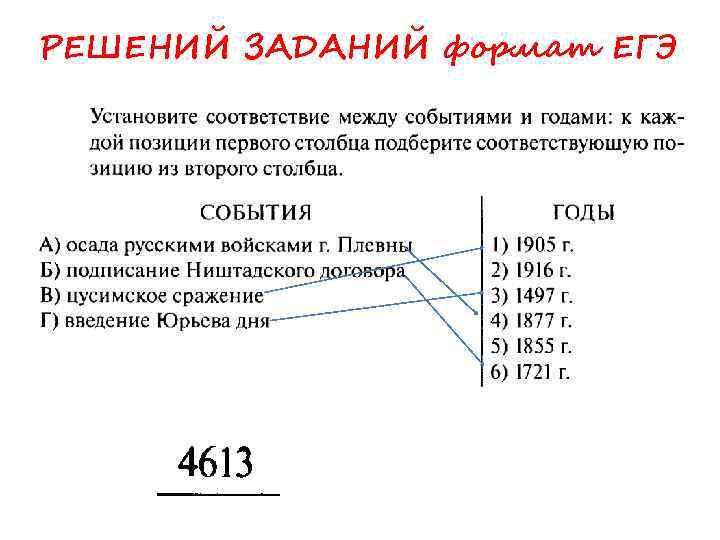 РЕШЕНИЙ ЗАДАНИЙ формат ЕГЭ 