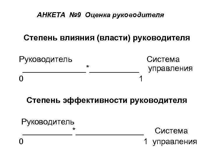 Оценка 9. Степень руководителя. Анкета № 714101310. Анкета №58.