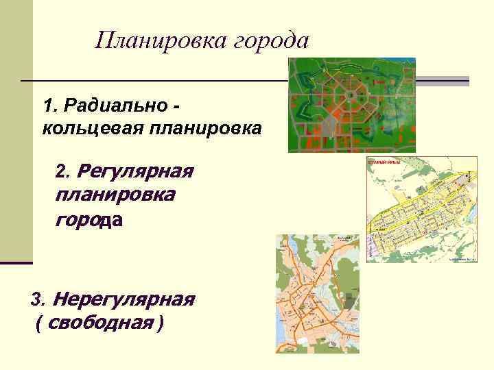 Схема г свободный. Радиально-Кольцевая планировка города. Планировочная система города радиально Кольцевая. Регулярная планировка города. Типы планировки городов.